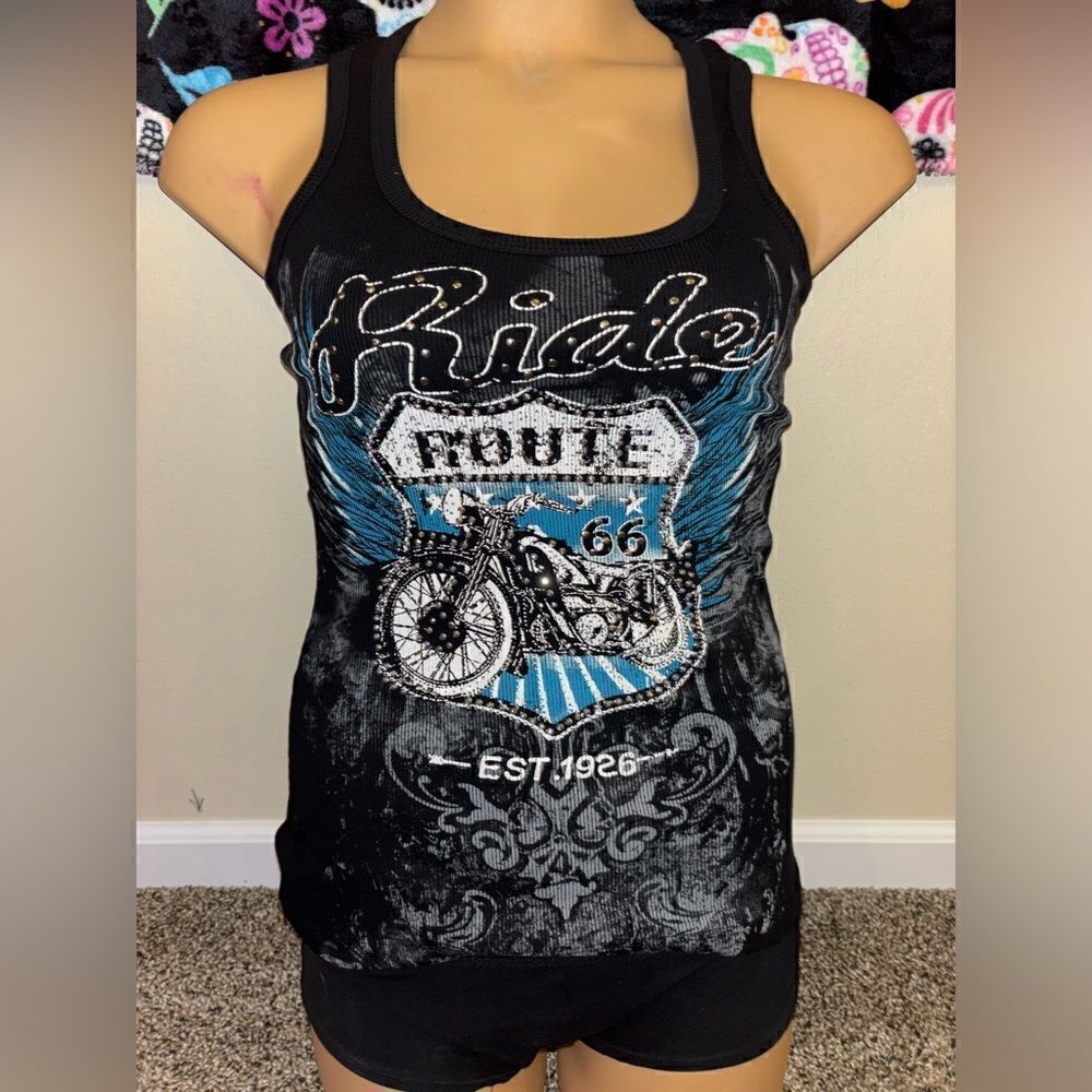 Ride Route 66 Tank Top